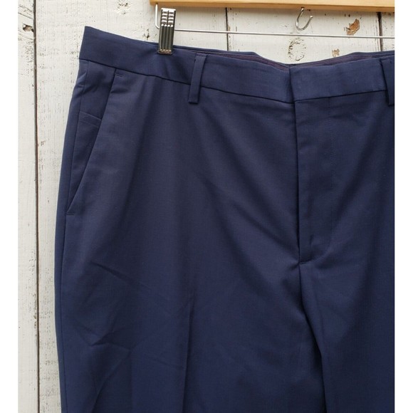 Bonobos Italian Performance Suit Pant Bright Navy Sz 38 Slim Fit UNF - Picture 13 of 16